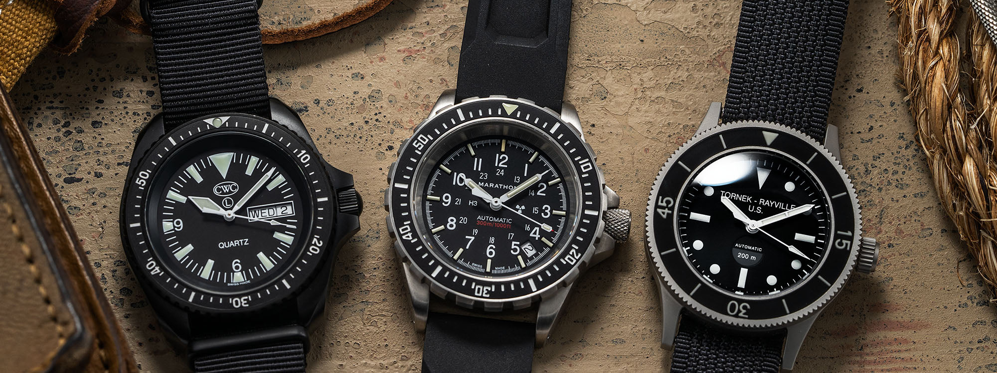 Watches-straps: WWII Strap BrownLeather Strap