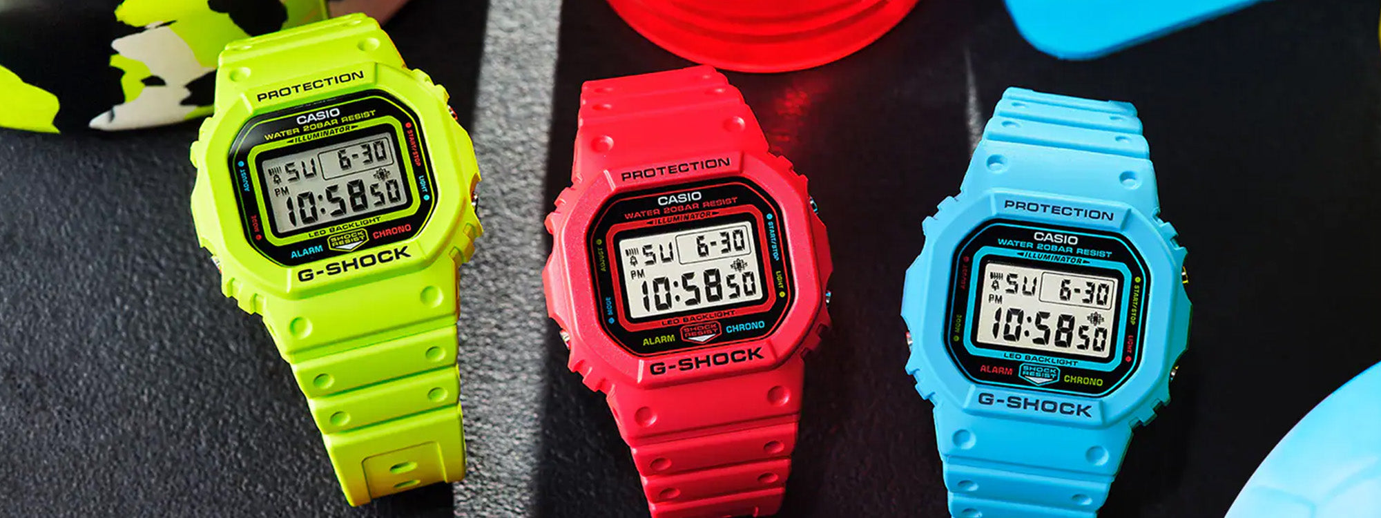 Colorful g shock on sale