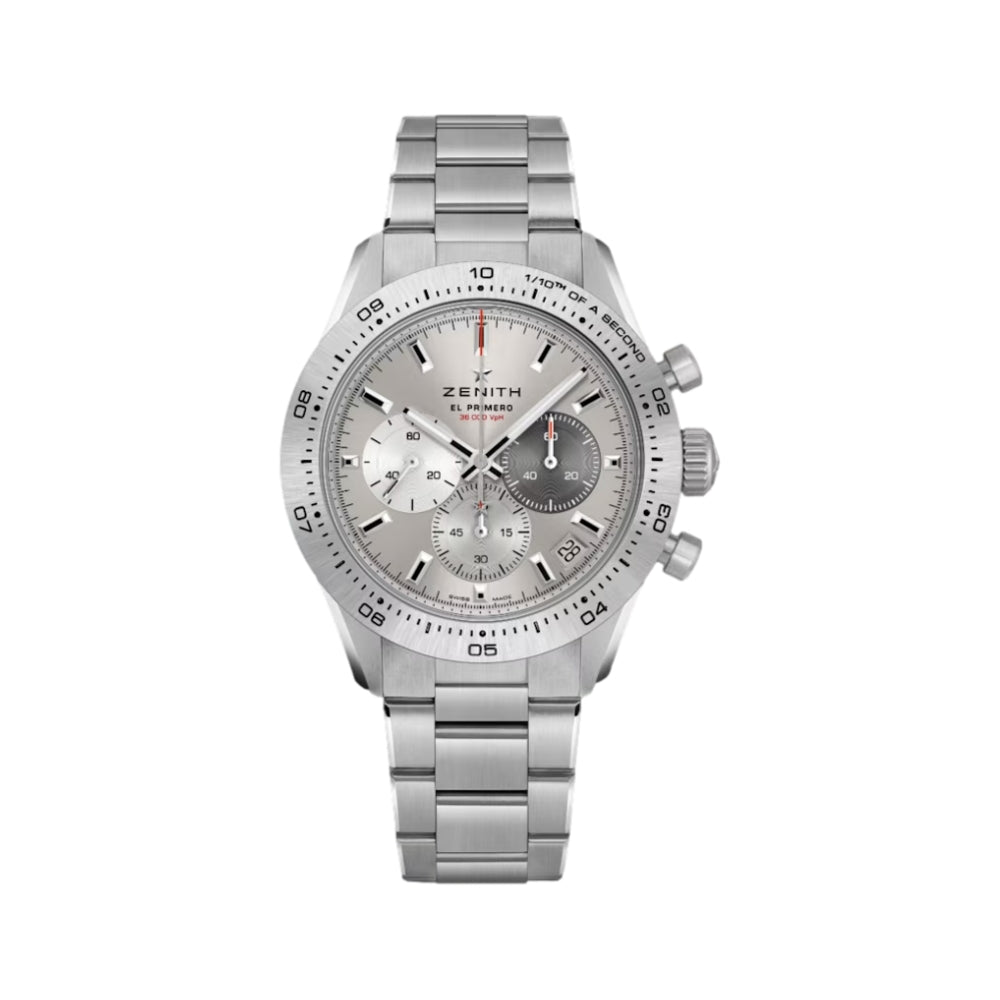 Chronomaster Sport Titanium 41mm - Silver on Bracelet | Teddy