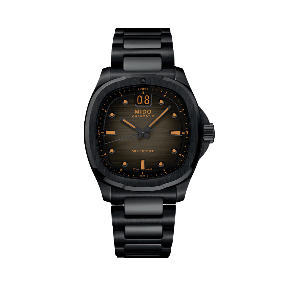 Multifort TV Big Date Automatic 40mm - Grey on Bracelet | Teddy