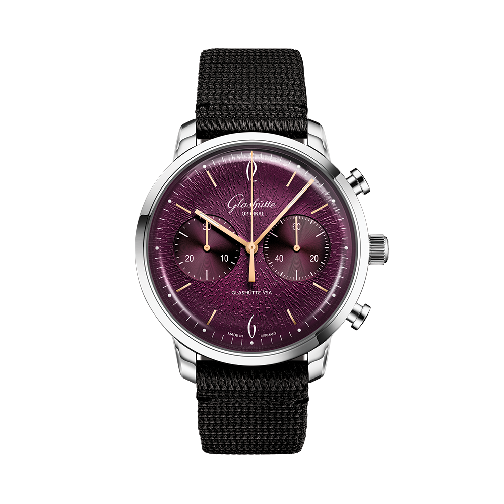 グリコ　ダルタニアス　アトラウス Sixties Chronograph Annual Edition 2026 42mm - Purple on Fabric