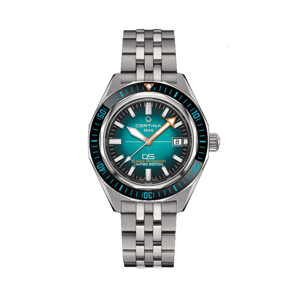 DS Super PH2000M Limited Edition 43mm - Teal on Bracelet w