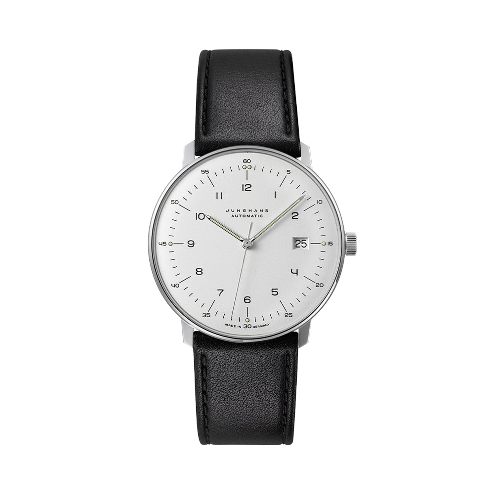 JUNGHANS max bill φ22 掛時計 Max Bill Automatic w/ Numerals and Sapphire Crystal 38mm - Silver
