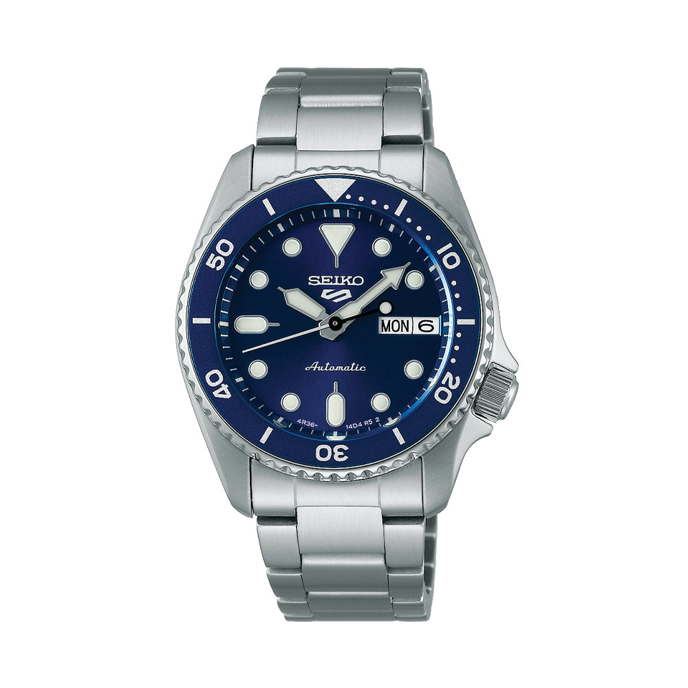 SRPL77 5 Sports SKX 38mm - Blue on Bracelet | Teddy Baldassarre
