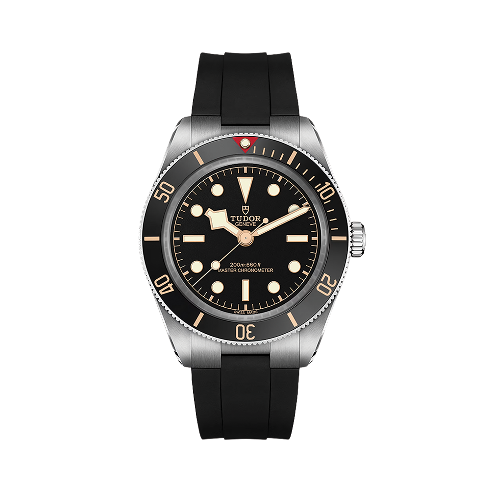 Black Bay 58 39mm - Black on Rubber Strap | Teddy Baldassarre