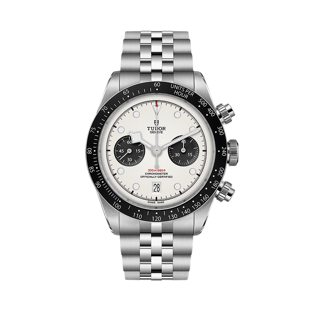 Black Bay Chrono 41mm - Opaline on 5-Link Bracelet | Teddy Baldassarre