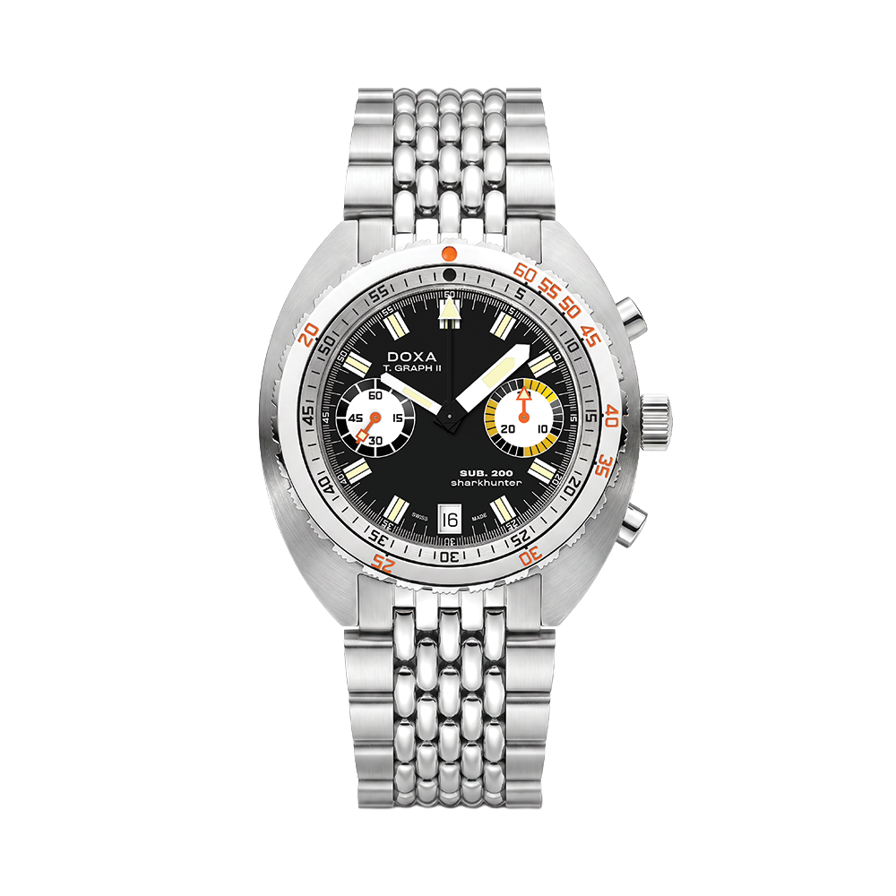 SUB 200 T.Graph II Sharkhunter 42mm - Black on Bracelet | Teddy