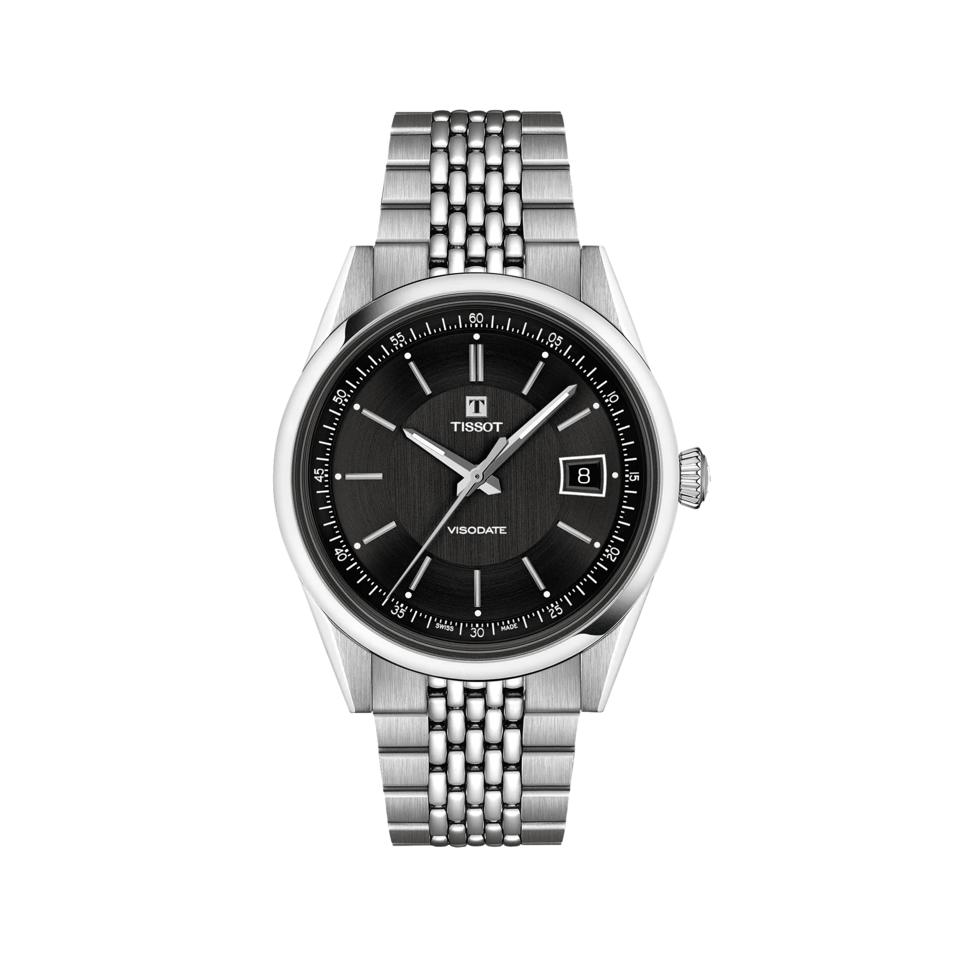 ポテ Visodate 39mm - Black on Bracelet | Teddy Baldassarre