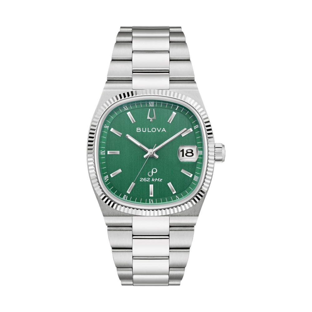 Super Seville HPQ Precisionist 37.5mm - Green on Bracelet | Teddy