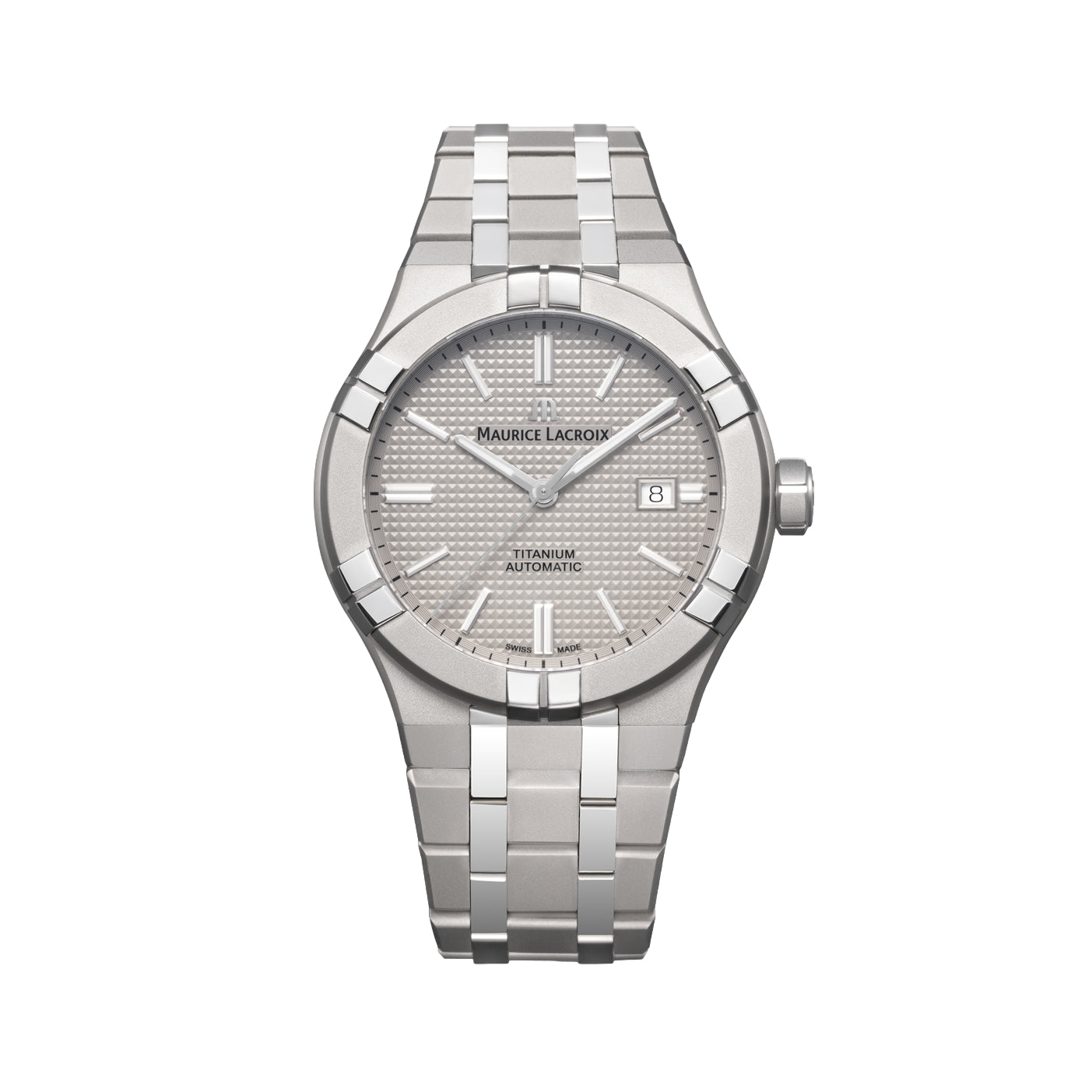 Aikon Automatic Titanium 42mm - Grey on Bracelet | Teddy Baldassarre