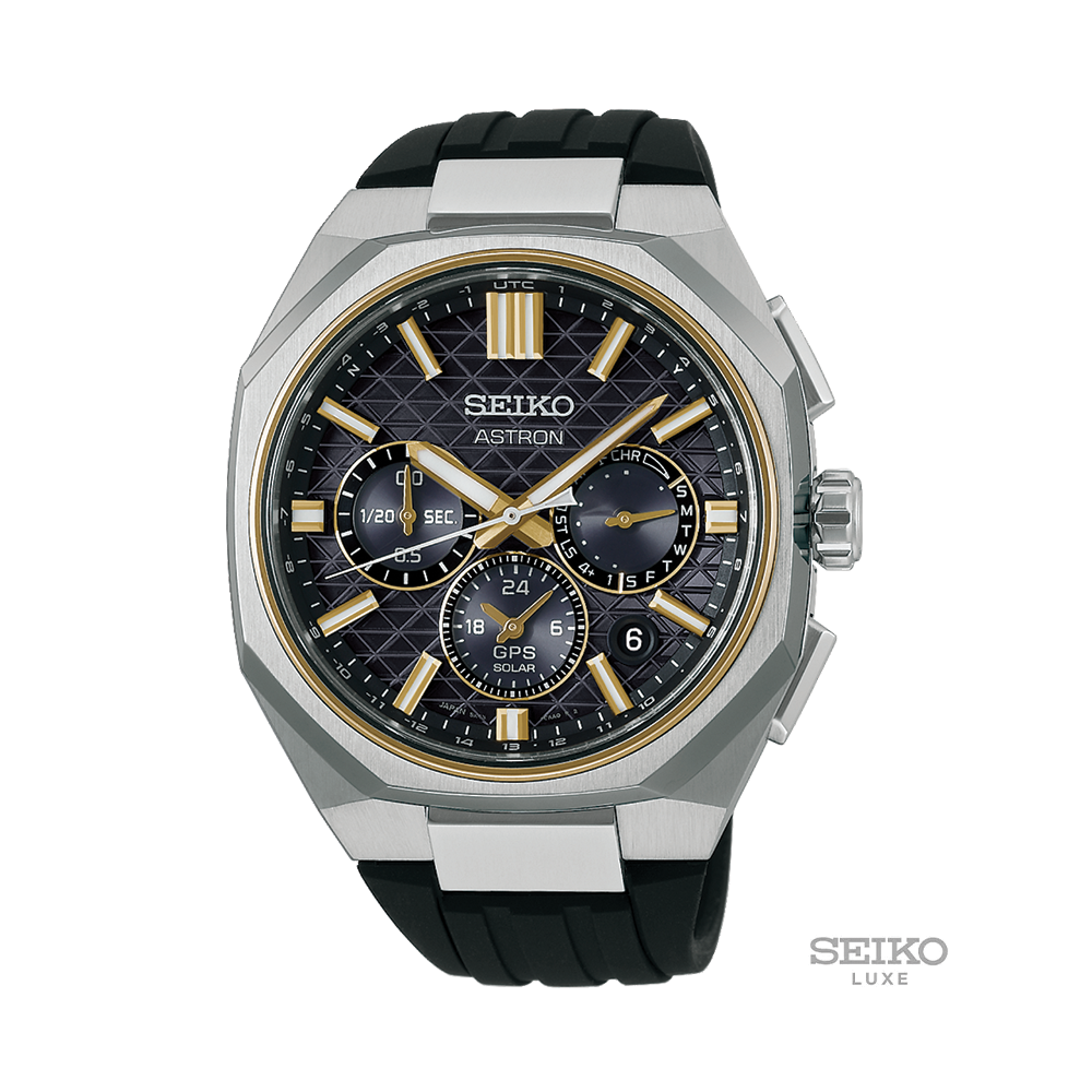HAB003 Astron 43.4mm - Black on Rubber Strap | Teddy Baldassarre