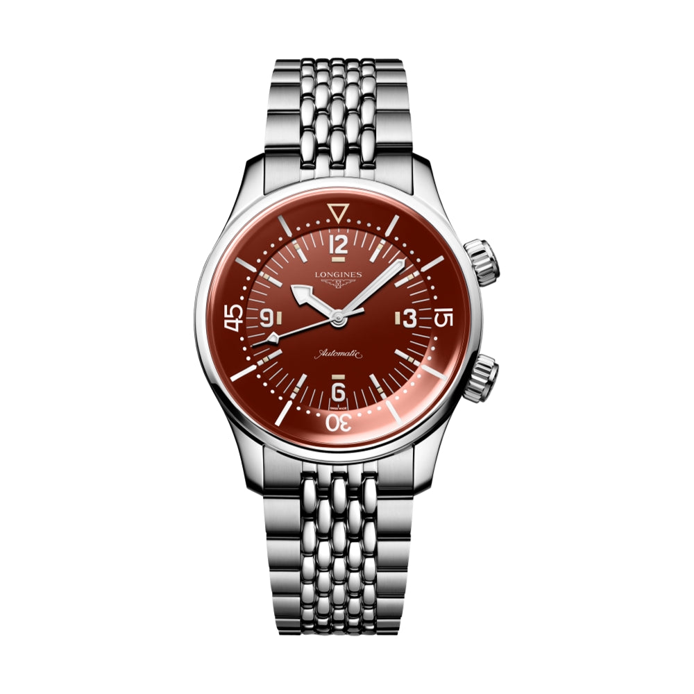 Legend Diver 39mm - Terracotta Copper on Bracelet | Teddy Baldassarre