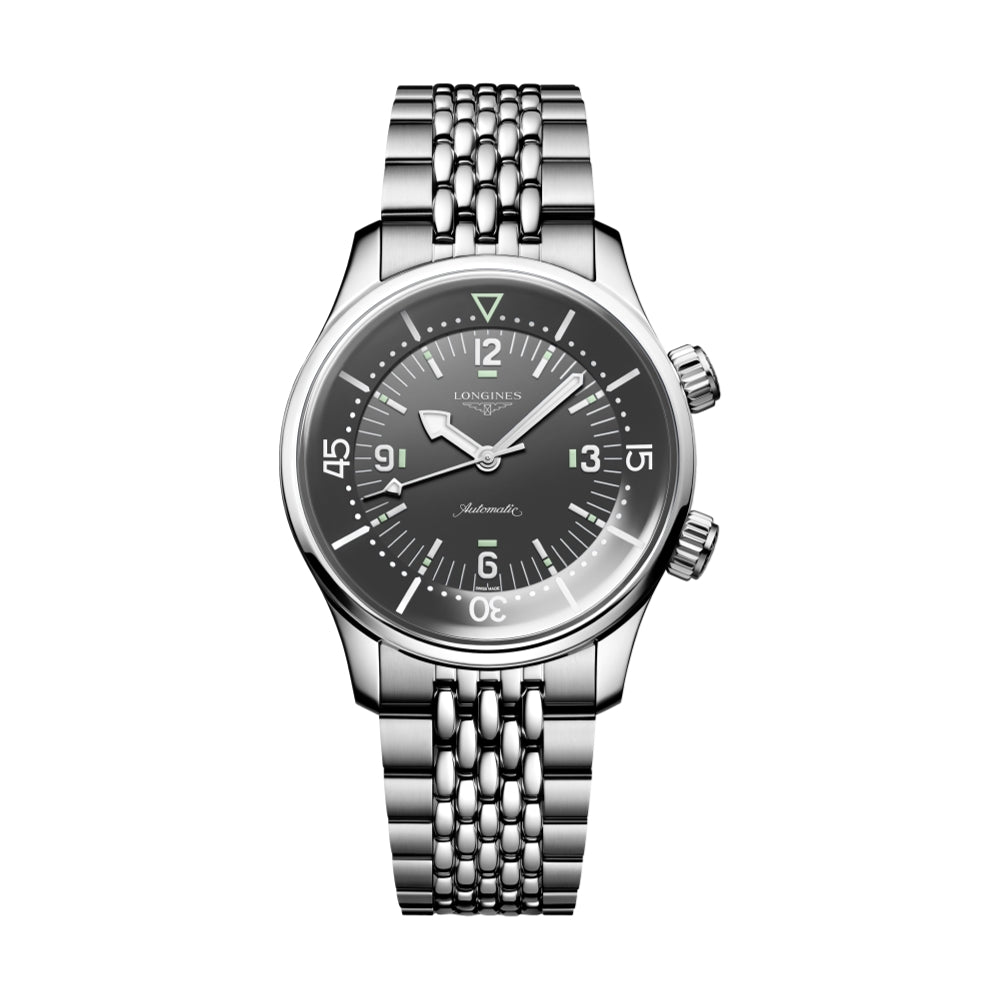 Legend Diver 39mm - Anthracite on Bracelet | Teddy Baldassarre
