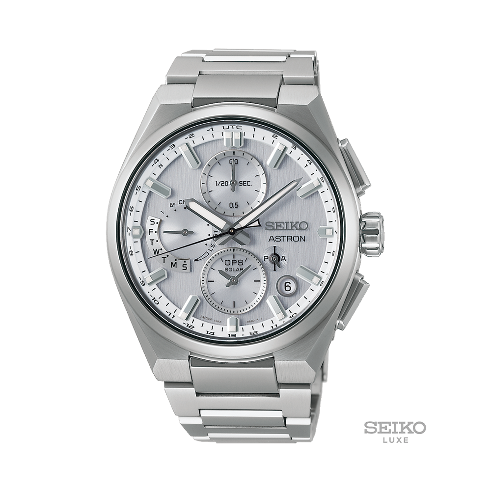 SSH159 Astron 42mm - Silver on Bracelet | Teddy Baldassarre