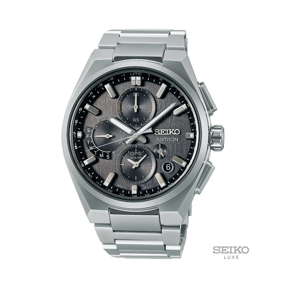 ps デットリースカイ/サブマリンハンターシャチ SSH163 Astron 42mm - Grey on Bracelet | Teddy Baldassarre