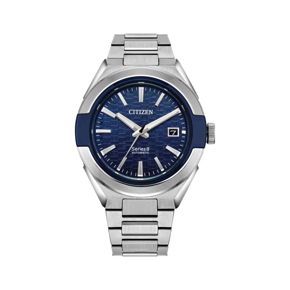 Series8 870 Automatic 40.8mm - Blue on Bracelet | Teddy Baldassarre