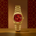 Super Seville Year of the Horse Limited Edition Gold-Tone 37.5mm - Red on Bracelet