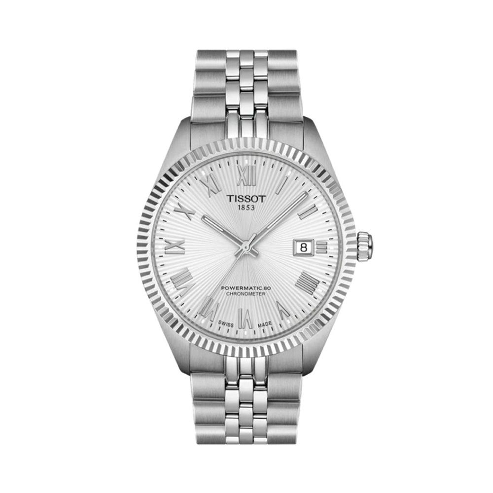 Ballade Powermatic 80 COSC 39mm - Silver on Bracelet | Teddy