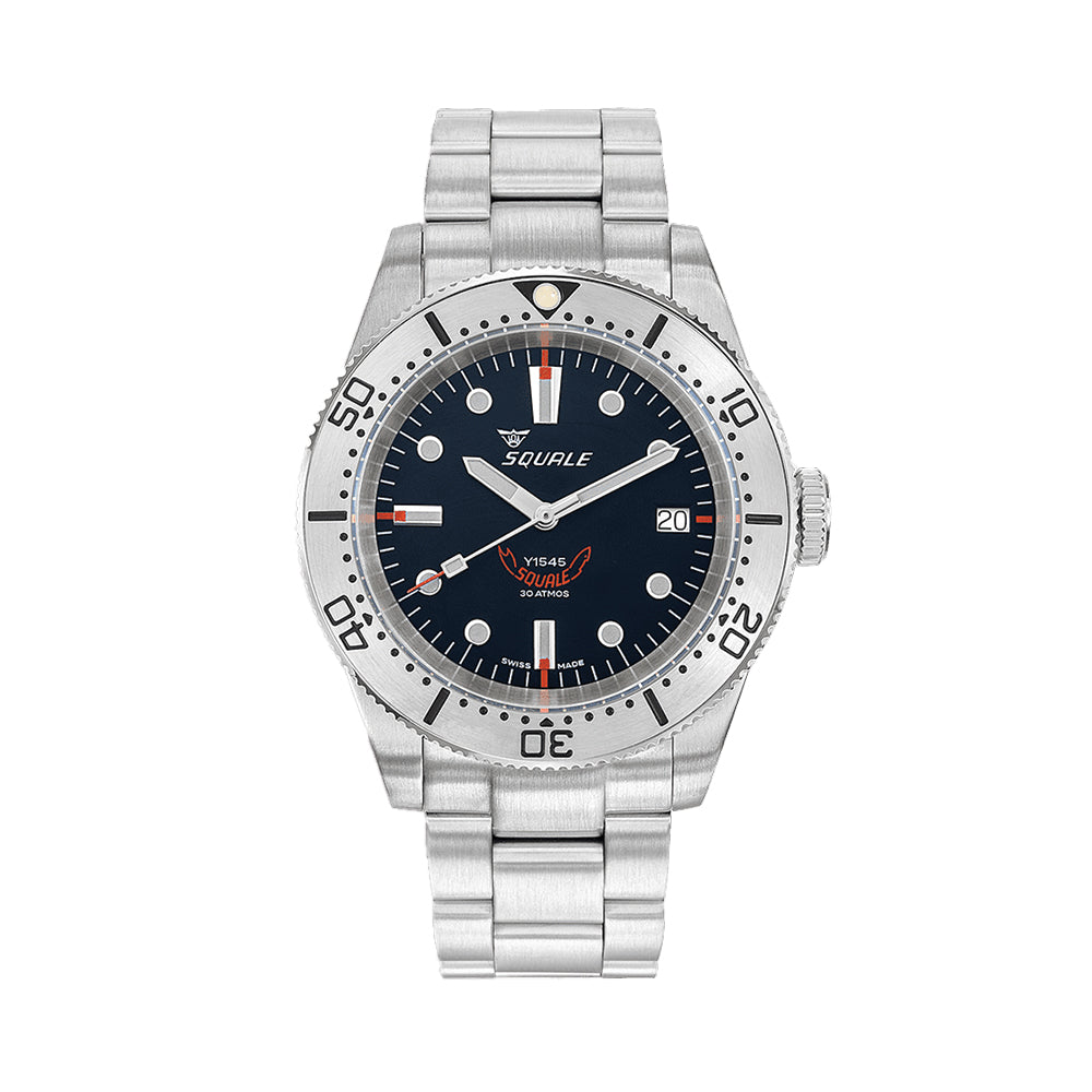 1545 Steel 40mm - Black on Bracelet | Teddy Baldassarre