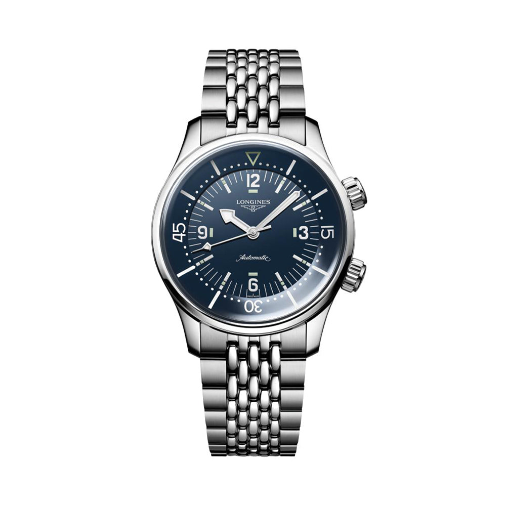 Legend Diver 39mm - Blue on Bracelet | Teddy Baldassarre