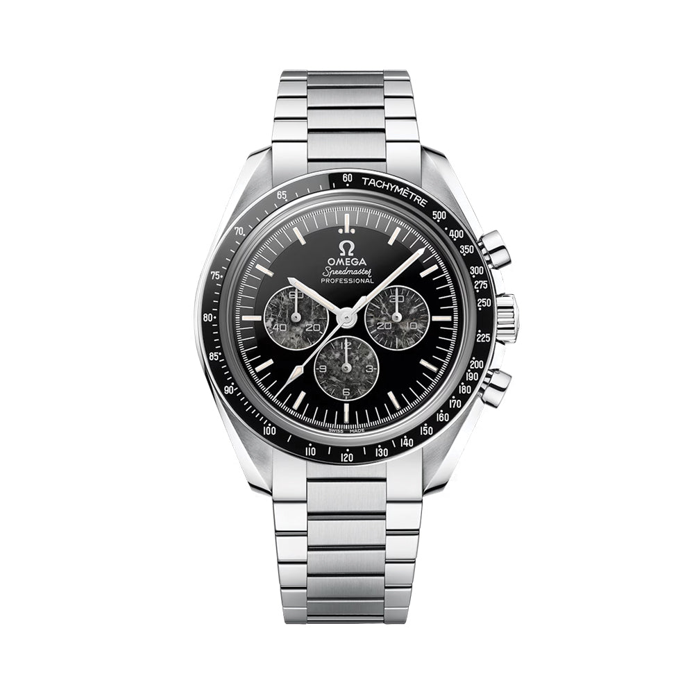 Speedmaster Caliber 321 Platinum 42mm - Black on Bracelet | Teddy