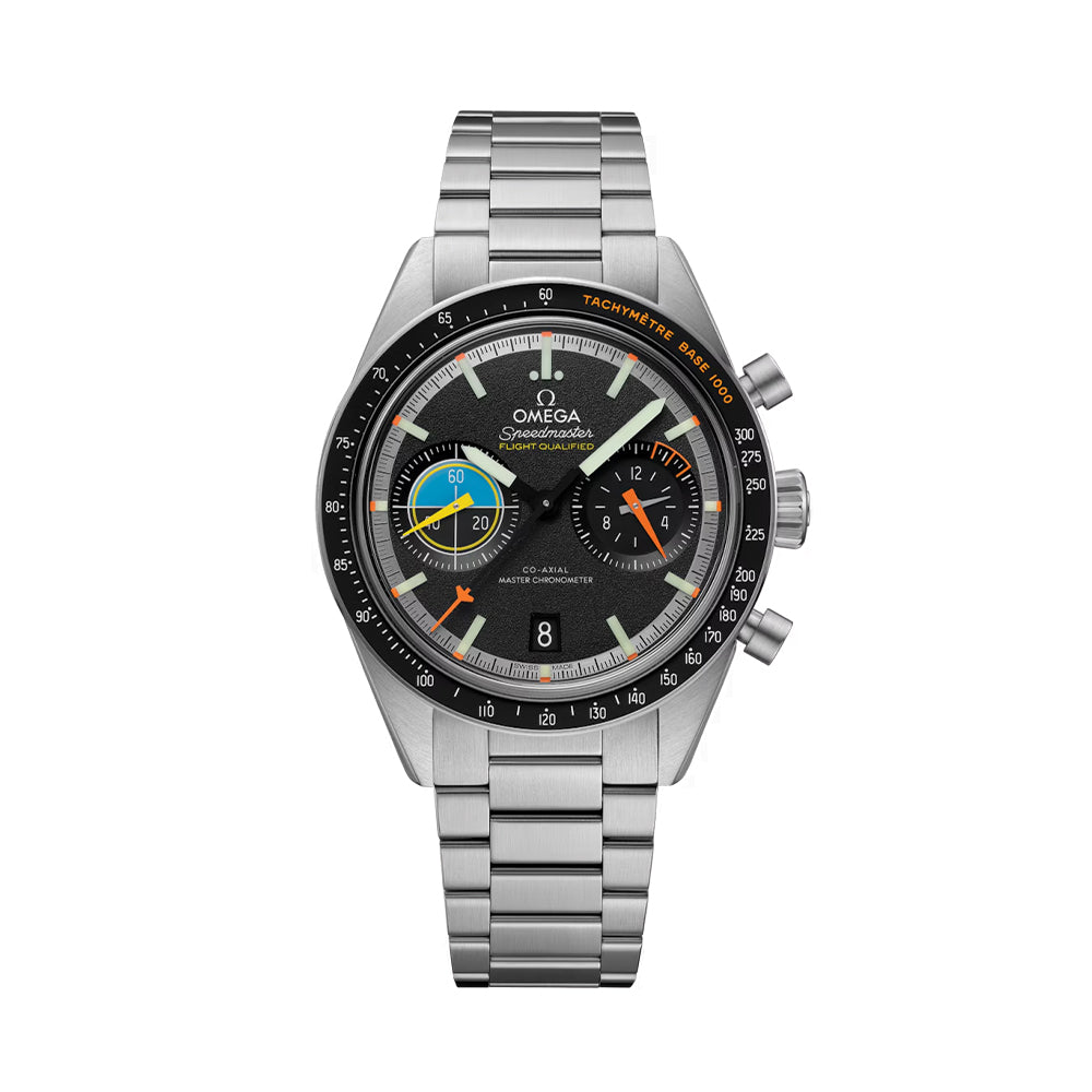Speedmaster Pilot 40.85mm - Black on Bracelet | Teddy Baldassarre