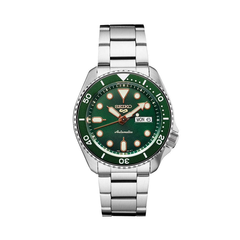 SRPD63 5 Sports 42.5mm - Green on Bracelet | Teddy Baldassarre