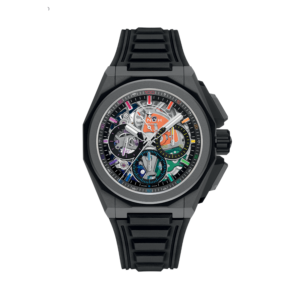Defy Extreme Chroma Limited Edition 45mm - Black on Rubber Strap