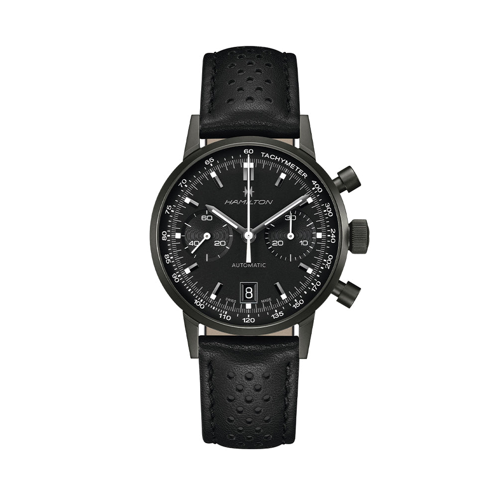 American Classic Intra-Matic Auto Chrono PVD 40mm - Black on