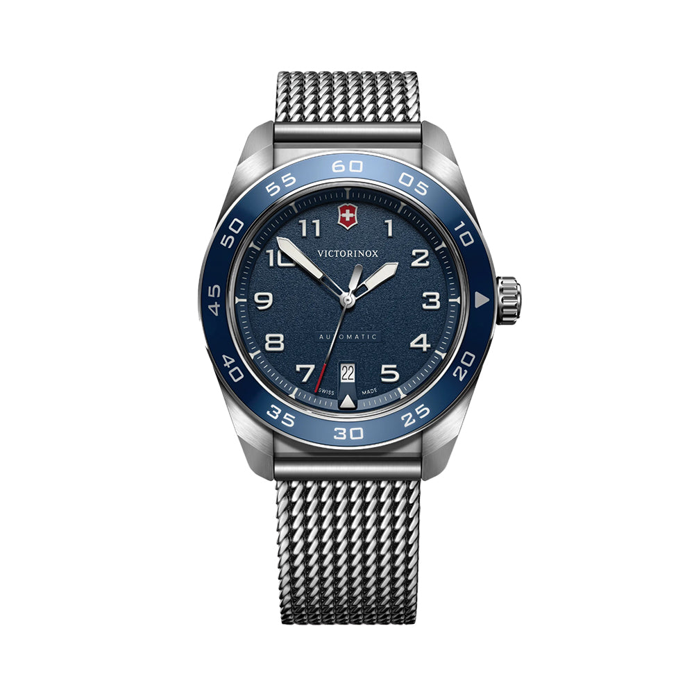 Swiss Army Automatic 42mm - Blue on Bracelet | Teddy Baldassarre