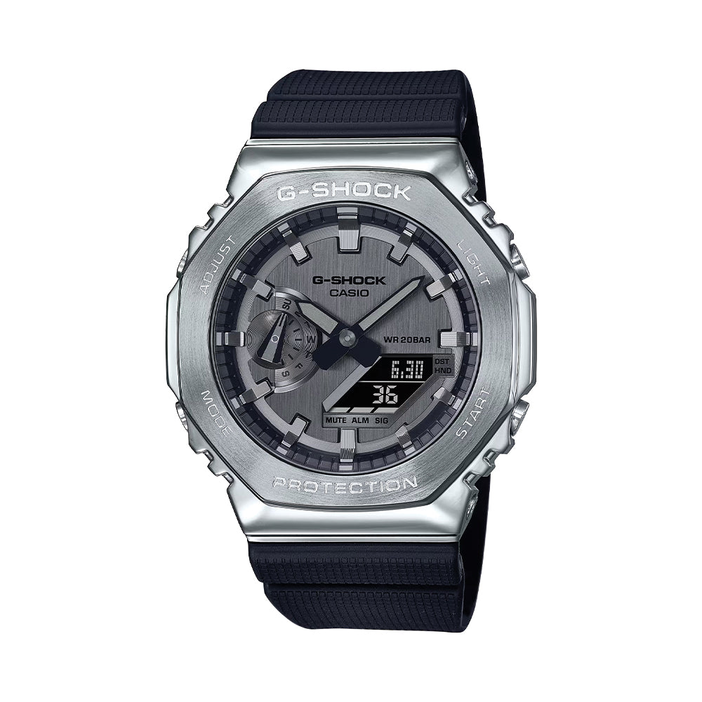 GM2100-1A 44.4mm - Grey on Rubber Strap | Teddy Baldassarre