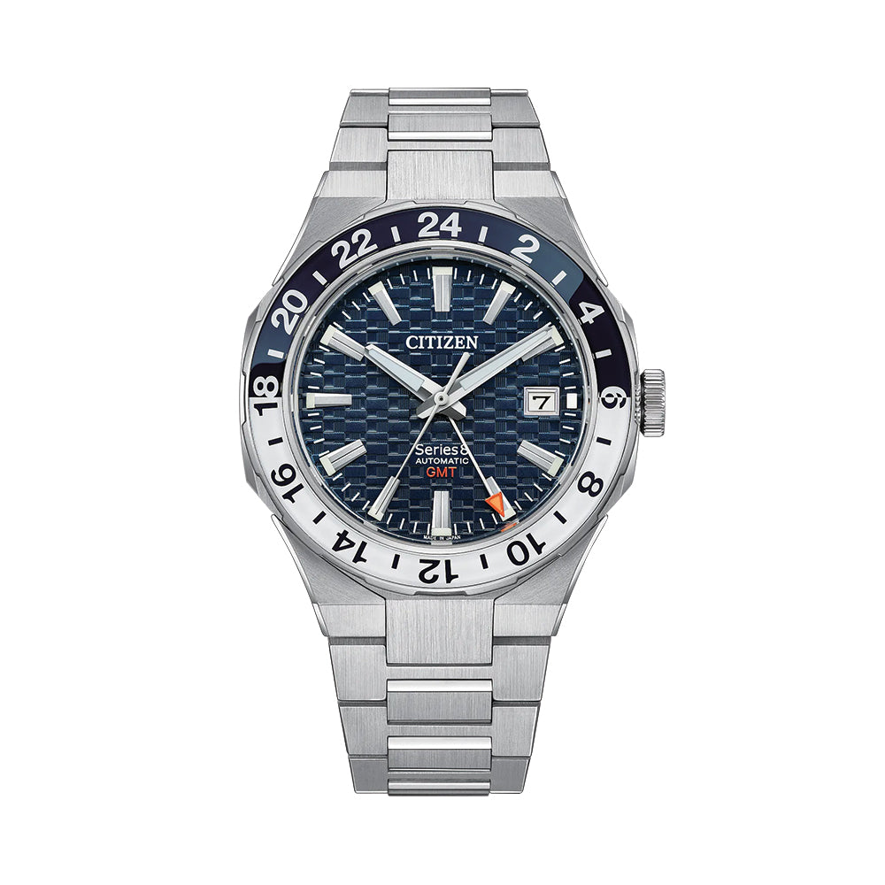Series8 880 Automatic GMT 41mm - Blue on Bracelet | Teddy Baldassarre
