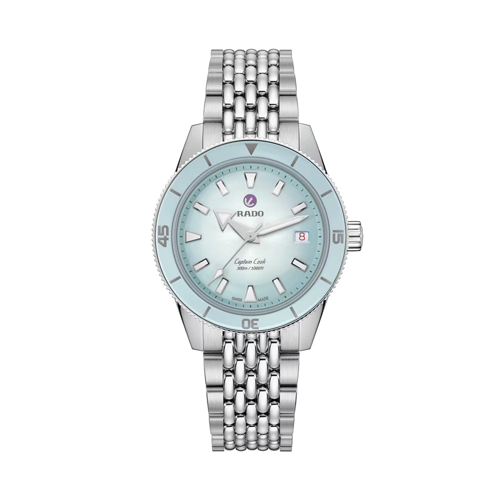 Captain Cook Automatic 39mm - Light Blue on Bracelet | Teddy