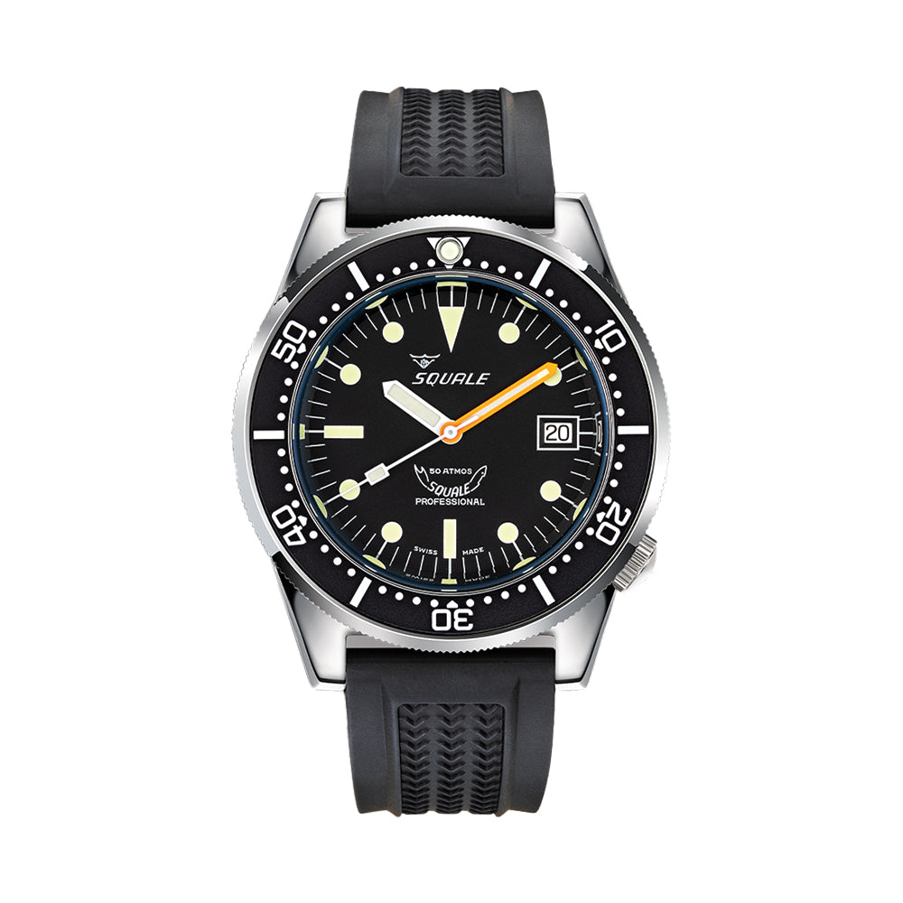 1521 Classic 42mm - Black on Rubber Strap | Teddy Baldassarre