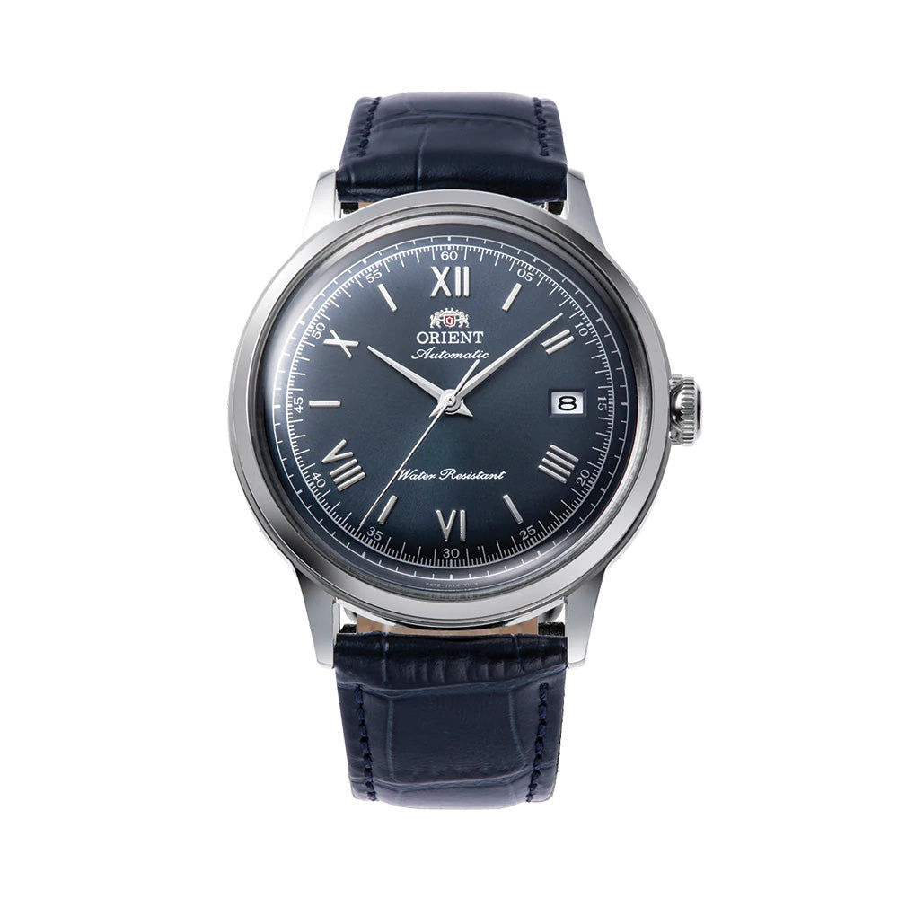 Bambino Version 2 40.5mm - Blue on Leather Strap | Teddy Baldassarre