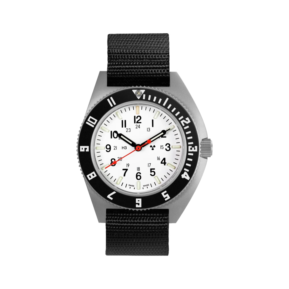 SSNAV No Date Arctic Edition Quartz 41mm - White | Teddy Baldassarre