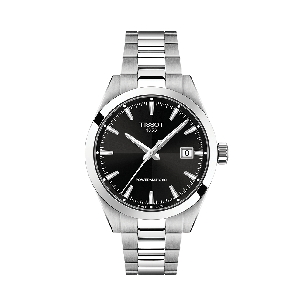 Gentleman 38mm - Black on Bracelet | Teddy Baldassarre