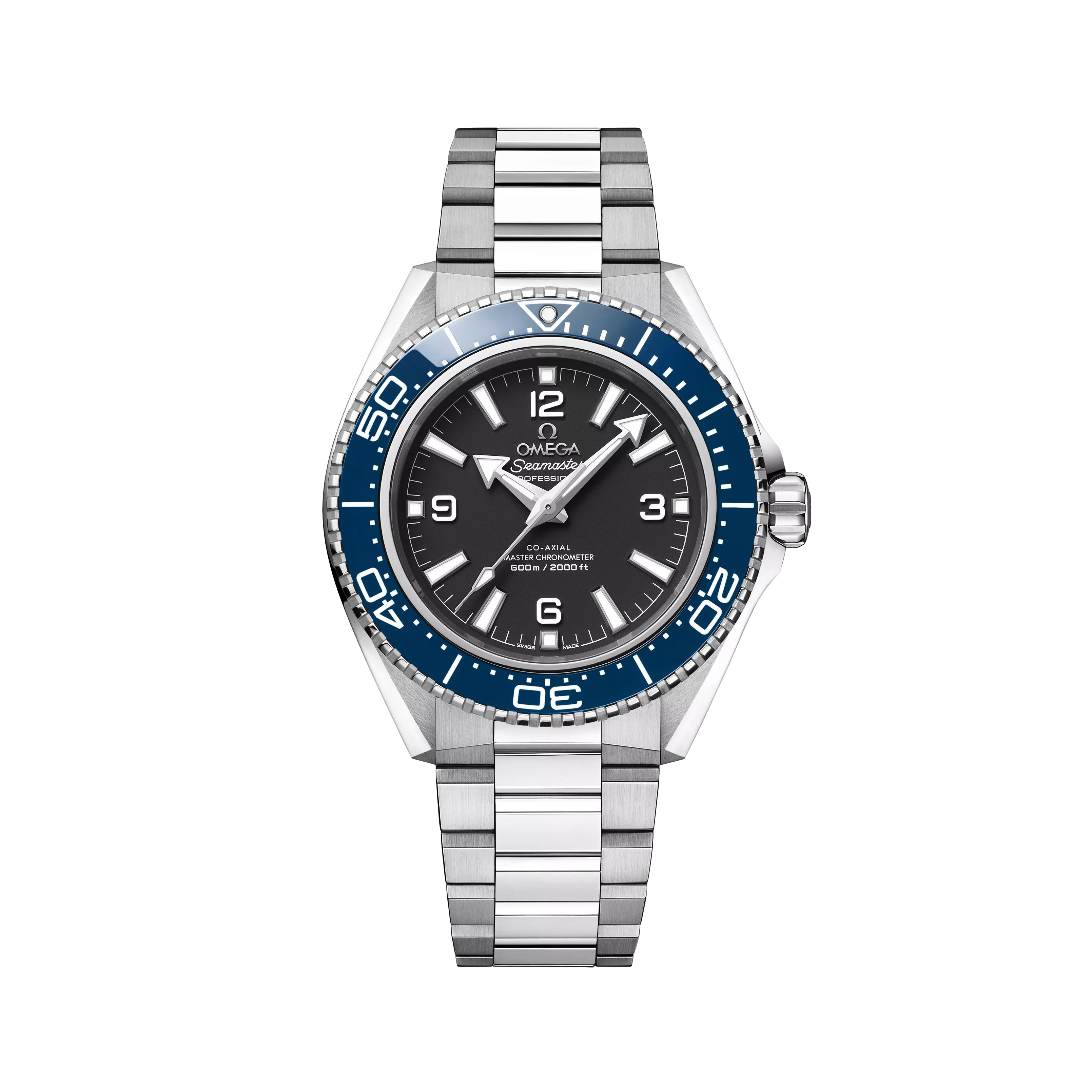 BLUE PLANET  銀テープ Seamaster Planet Ocean 600M 42mm - Black and Blue on Bracelet