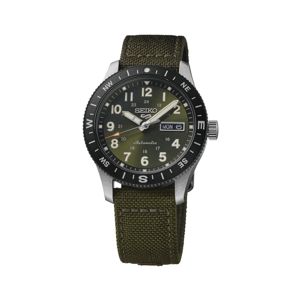 HDB008 5 Sports Field Series 41mm - Green on Fabric Strap | Teddy