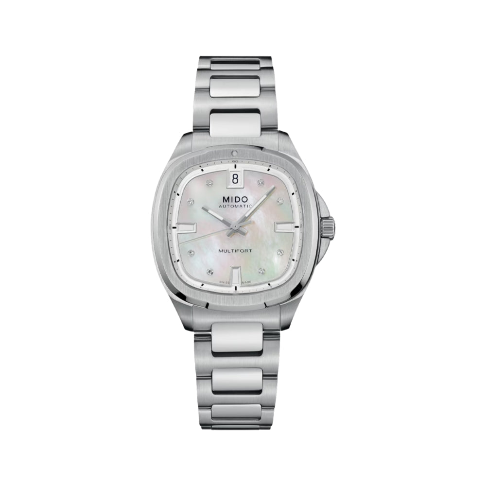 Multifort TV 35mm - White MOP on Bracelet | Teddy Baldassarre