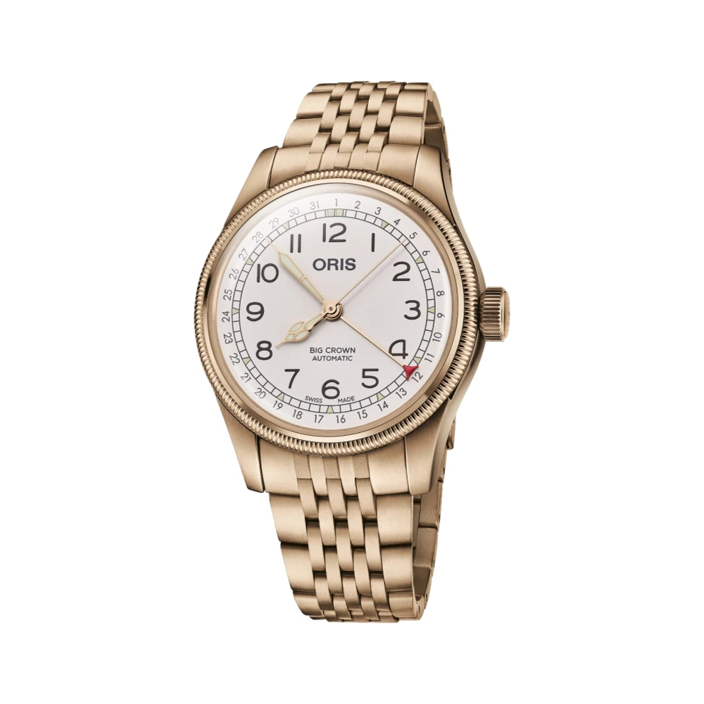 Father Time Limited Edition 40mm - White on Leather Strap | Teddy