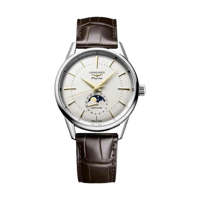 Flagship Heritage Moonphase Silvered Opaline