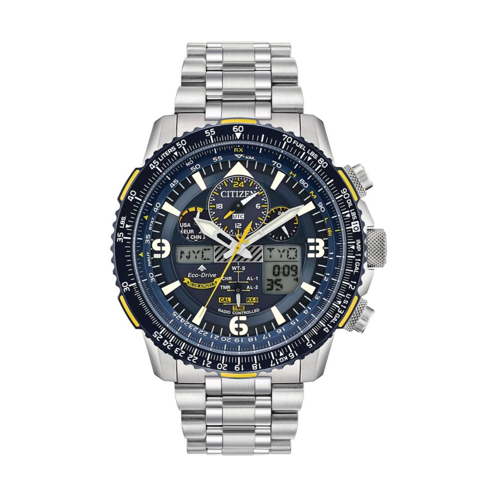Promaster Skyhawk A-T Blue Angels 45mm - Black on Bracelet | Teddy