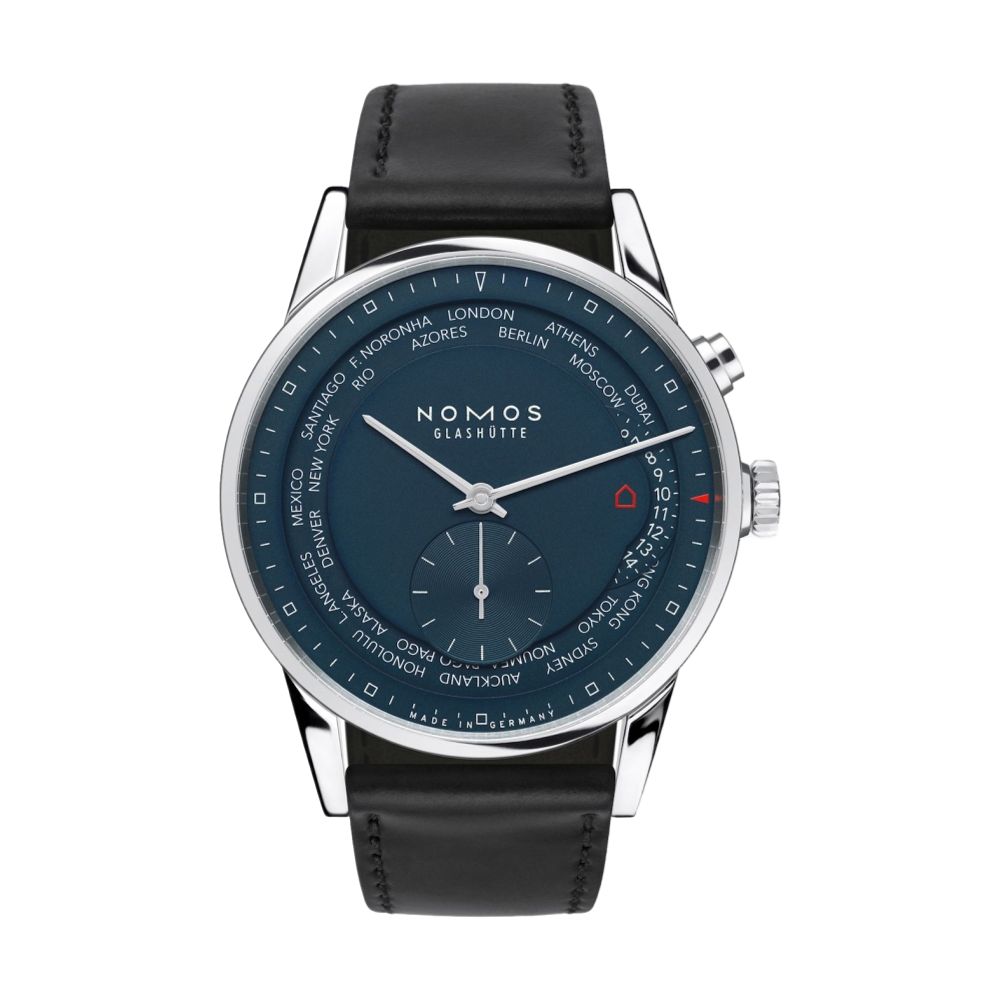 Zürich World Time 40mm - Midnight Blue on Strap | Teddy Baldassarre