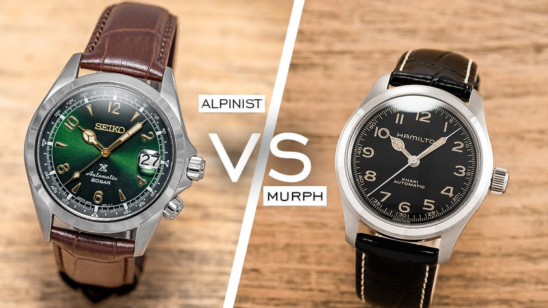 Two Of The Best Watches Under $1,000: The Hamilton Khaki Field Murph vs. The Seiko Alpinist SPB121