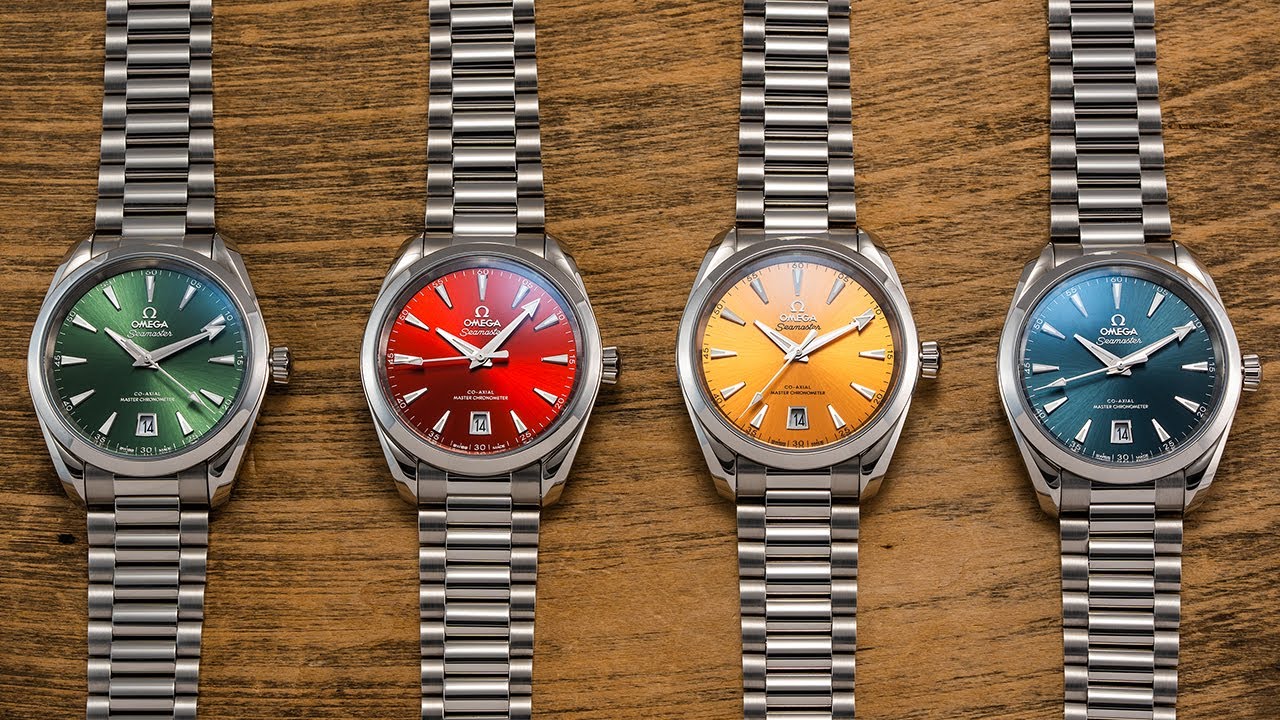 Hands-On With The Colorful OMEGA Aqua Terra 38mm (OMEGA Aqua Terra “Sh