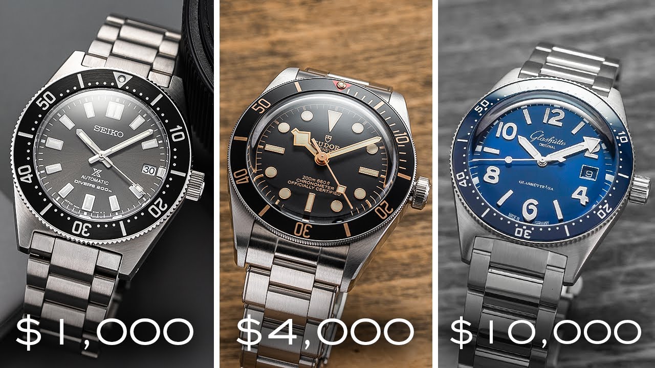 Why Pay More For A Dive Watch? Comparing $1,000, $4,000, and $10,000 D