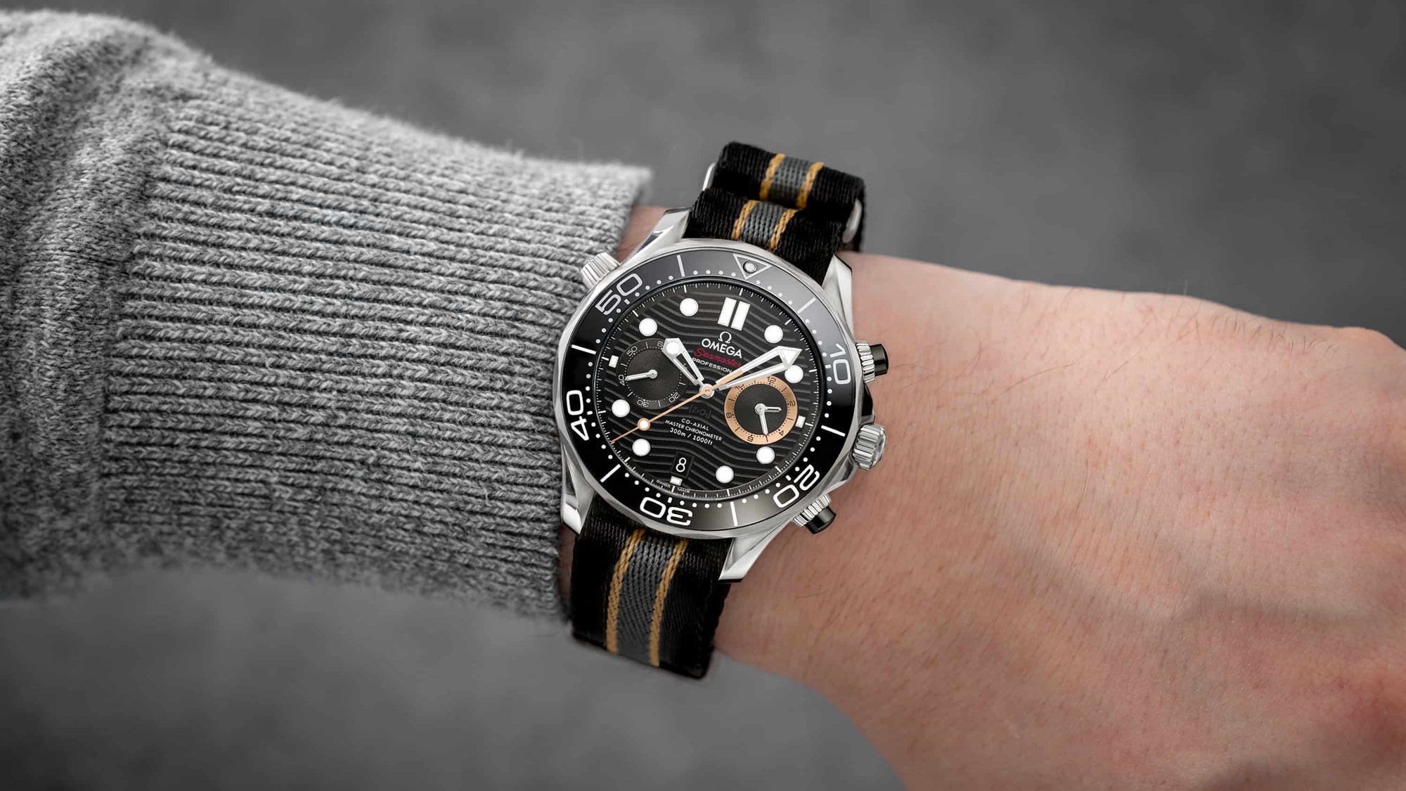 Omega First Light Omega Seamaster Diver 300M Chronograph 007 First Light | Teddy Baldassarre