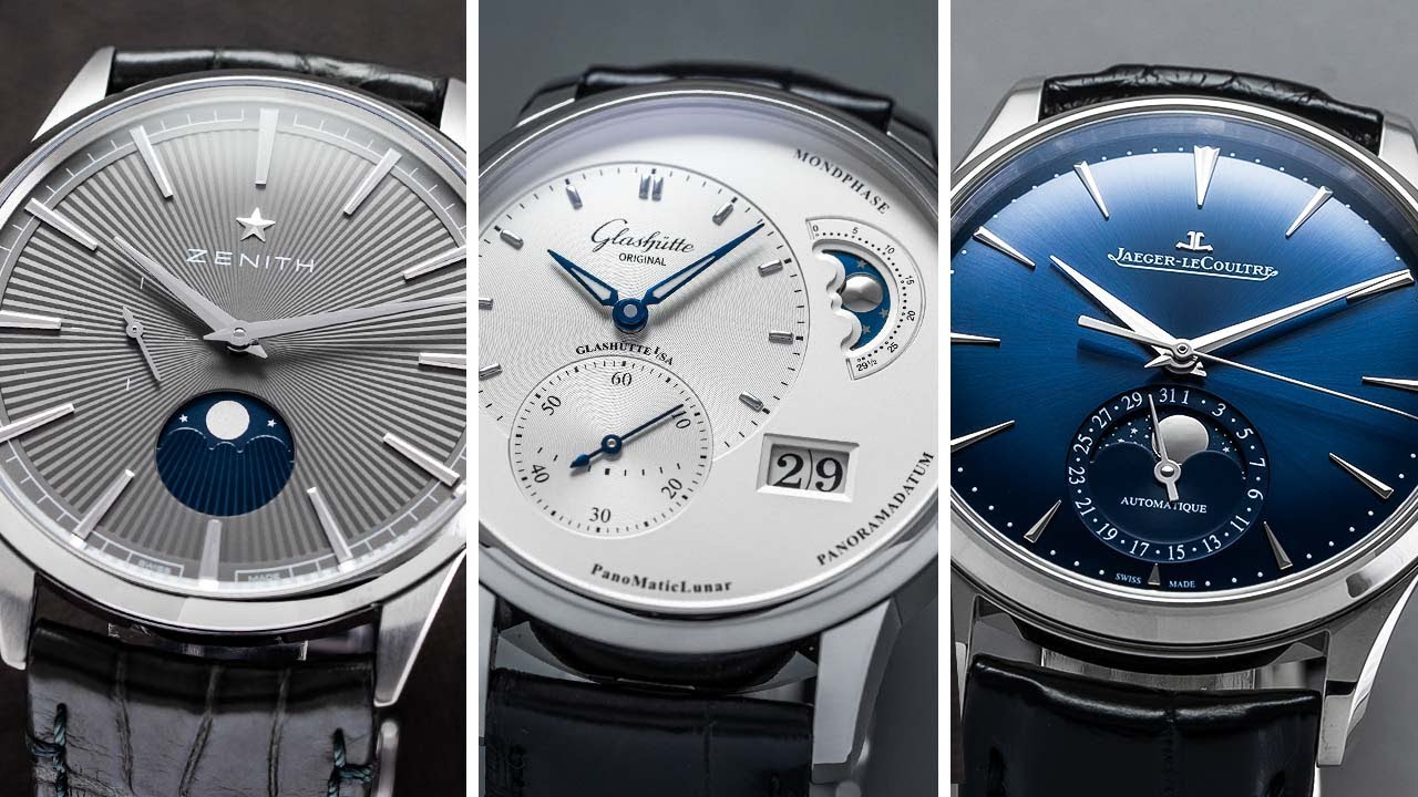 Three of the BEST Luxury Moonphase Watches from Zenith, Glashütte Orig