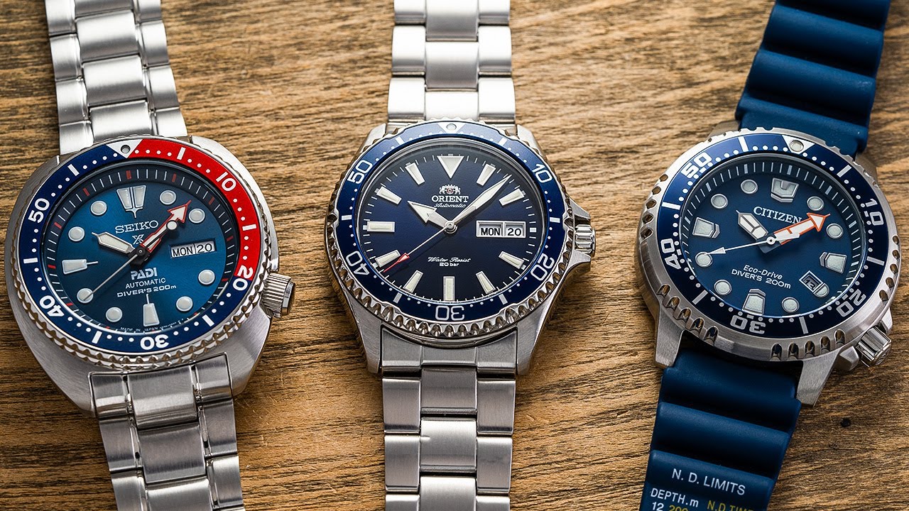 Comparing 3 of the BEST Dive Watches Under $500 - Citizen Promaster, O